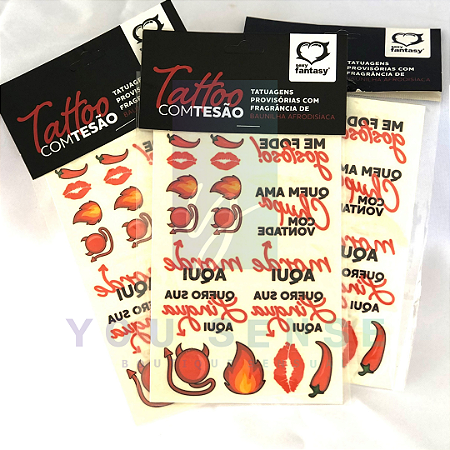 Tatoo Temporária - Sabor Baunilha