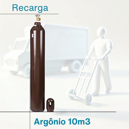 Carga de Argônio 10m³ - ONU 1006