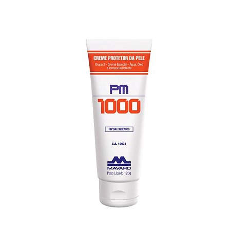 Creme de Proteção para Pele Mavaro PM1000 Bisnaga 200g CA 10931