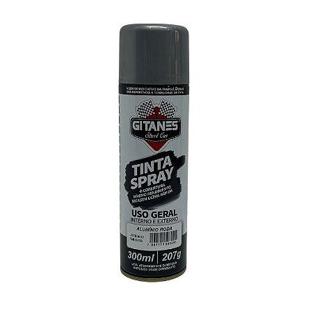 Tinta Spray Aluminio Roda 300Ml/207G Gitanes