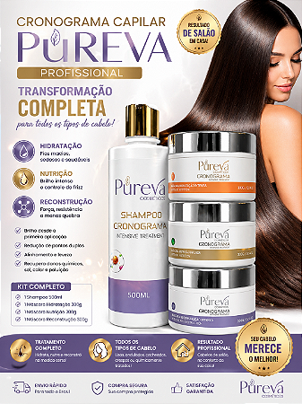 Kit cronograma capilar Pureva