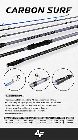 Vara Carbon Surf 3903 Albatroz Fishing