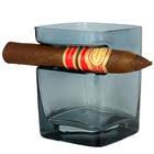 Copo Para Whisky Com Porta Charuto Cor Fumê