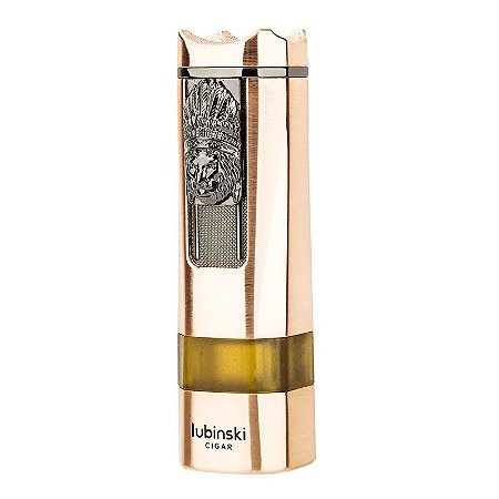 LUBINSKI-Isqueiro em Metal Windproof Straight Flame
