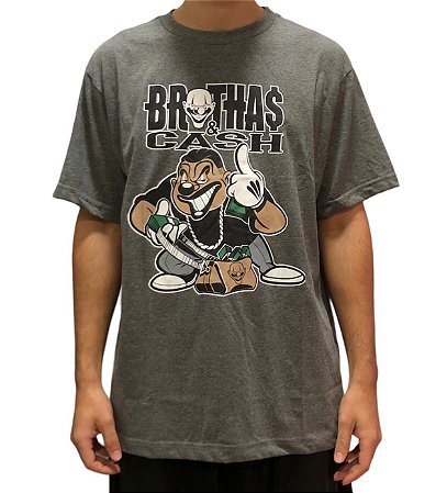 CAMISETA BROTHAS E CASH x ORIGI "PLAQUE"