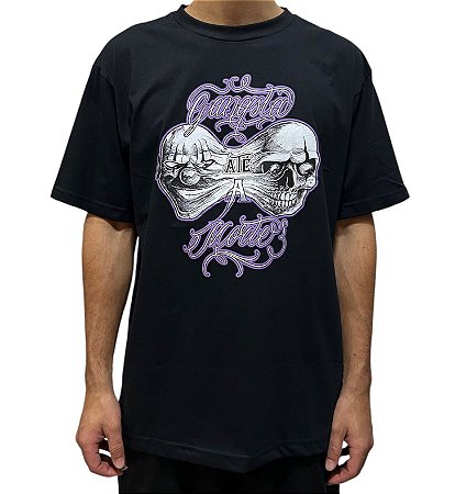 CAMISETA BROTHAS E CASH X DV$ "GANGSTER ATÉ A MORTE"