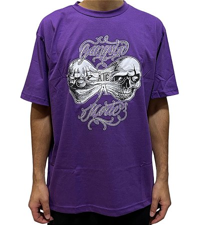 CAMISETA BROTHAS E CASH X DV$ "GANGSTER ATÉ A MORTE"