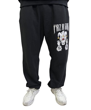 CALÇA MOLETOM "FAZ A SUA"