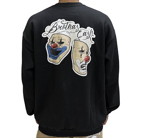 BLUSA MOLETOM CARECA "MÁSCARAS"