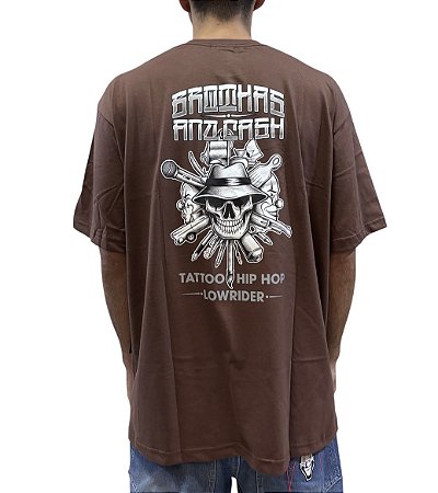 CAMISETA BROTHAS E CASH x DV$ "TATTOO, HIP-HOP E LOWRIDER"