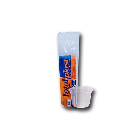 Pote Descartável PS 200ml  c/ 50 unid. - Totalplast
