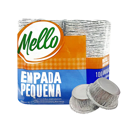 Forma Empada Pequena 50ml com 100 un. - Mello