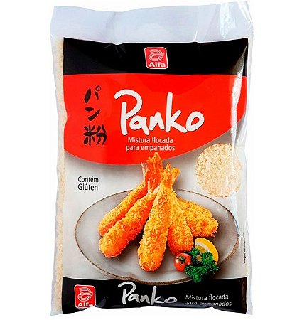 Farinha Panko Flocada p/ Empanar 1kg - Alfa