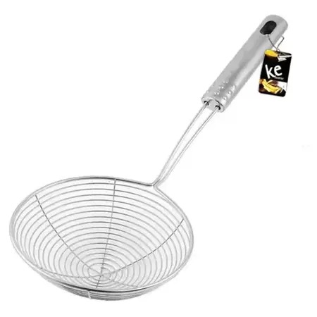 Escumadeira Inox para Fritura  19 cm - Ke home