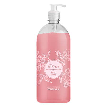 Sabonete Liquido Flores & Frutas Pump AudaxCo 1L