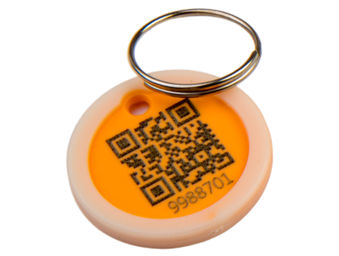 Medalha RG Pet com QR Code