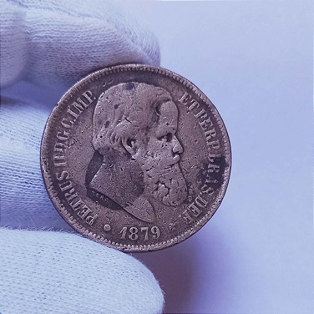 Moeda de 40 Réis de 1879 Bronze