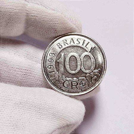 Moeda de 100 Cruzeiros de 1993 Lobo Guará
