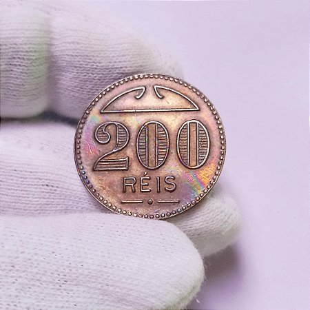 Ficha Antiga Eberle de 200 Réis