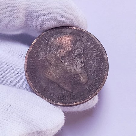 Moeda de 40 Réis de 1873 Bronze