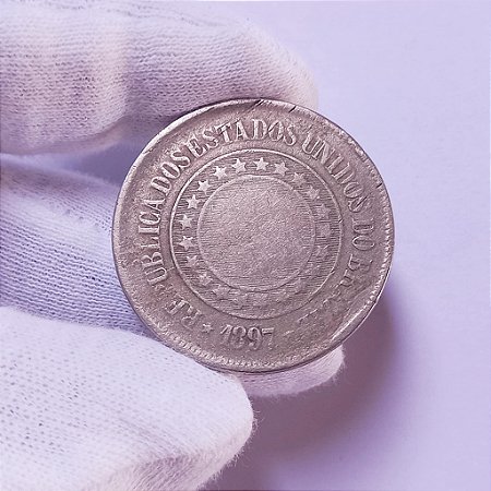Moeda de 200 Réis de 1897 Cuproníquel