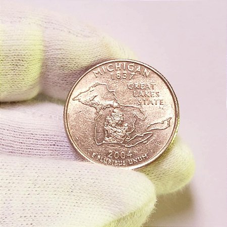Moeda Estrangeira Quarter Dollar Michigan de 2004