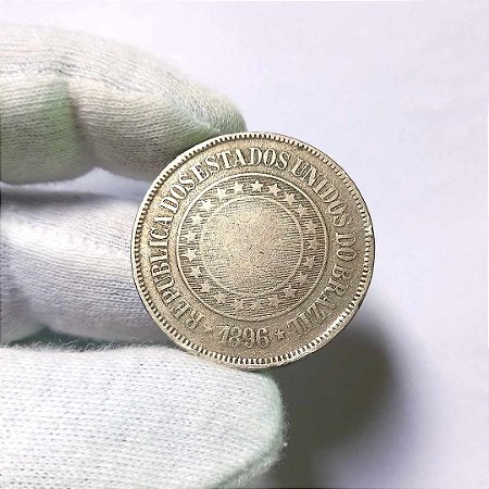 Moeda de 200 Réis de 1896 Cuproníquel