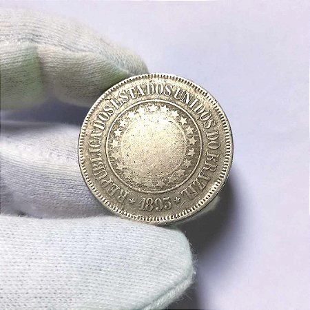 Moeda de 200 Réis de 1893 Cuproníquel