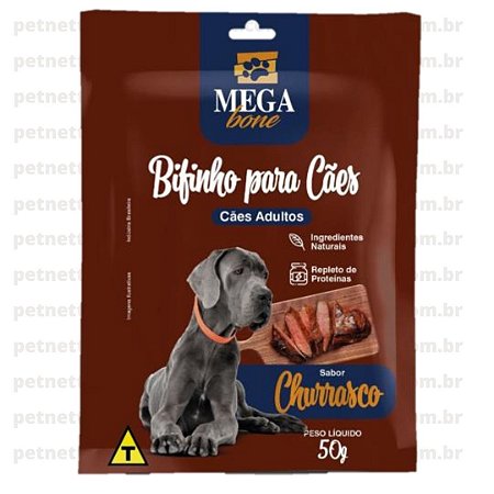 BIFINHO PARA CÃES 50 GR  CHURRASCO