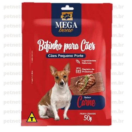 BIFINHO  PARA CÃES PEQUENO PORTE 50 GR CARNE