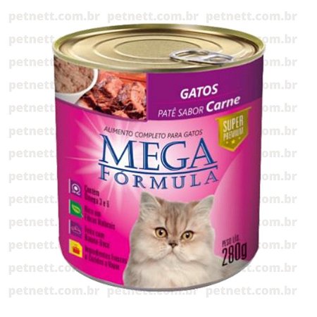 PATE PARA GATOS 280 GR CARNE