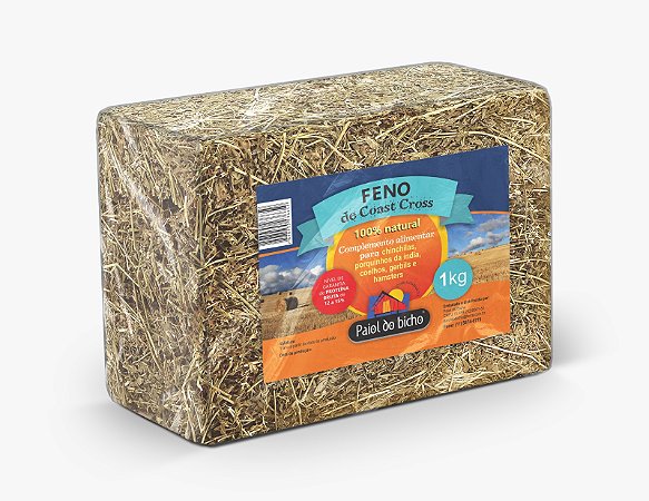 FENO DE COAST CROSS PRENSADO 1 KG PAIOL DO BICHO