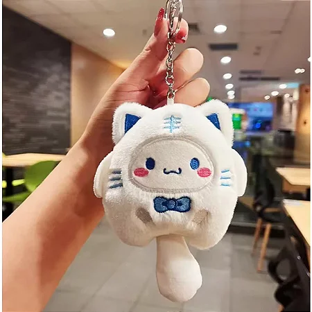 PELUCIA CHAVEIRO SANRIO KITTY  BRANCA