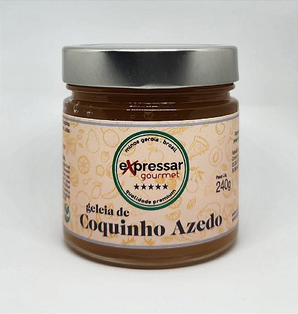 Geleia de Coquinho Azedo Expressar Gourmet