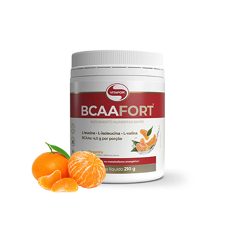 BCAA FORT 210g Tangerina - Vitafor