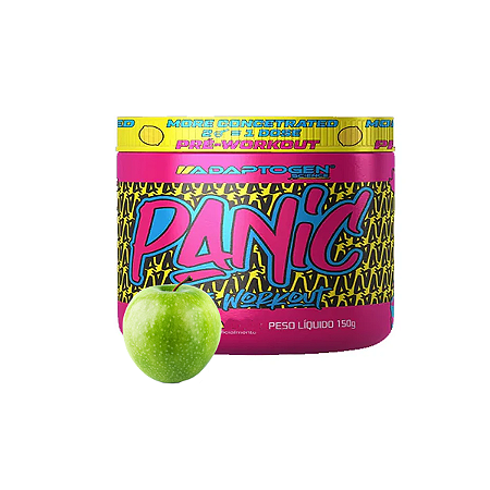 Panic Pre Workout Maçã Verde 150g - Adaptogen