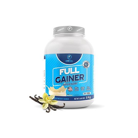 Hipercalórico FULL GAINER 3kg Baunilha - OneFull®