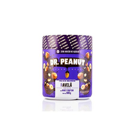 Pasta de Amendoim Dr Peanut 600g AVELÃ