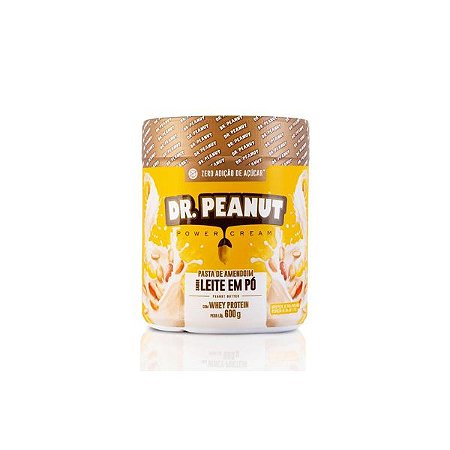 Pasta de Amendoim Dr Peanut 600g LEITE EM PÓ