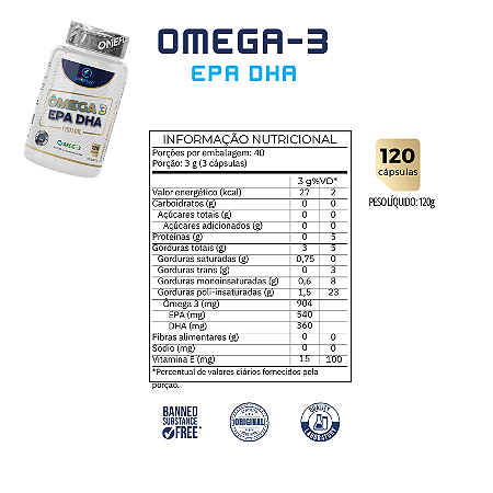 Omega 3 120cps - OneFull®