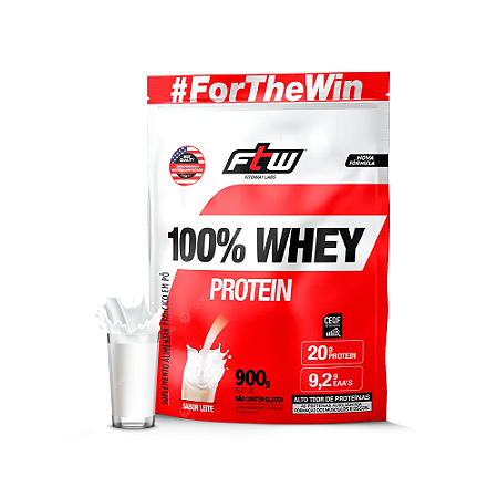 FTW 100% Whey Refil 900g - Leite