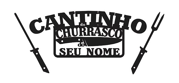 Kit Placa Cantinho Do Churrasco Personalizada Grande 1,25 Metro.