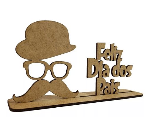 Kit Lembrancinhas de mesa Feliz Dia Dos Pais Em Mdf Corte Laser