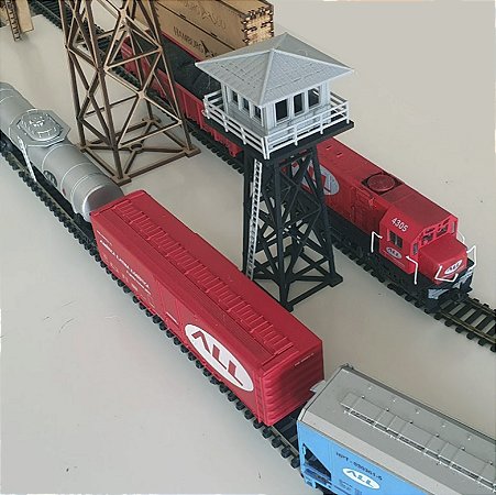 Torre de Observação Maquetes/ Modelísmo/ Ferreomodelismo HO 1:87 p/ Pintura