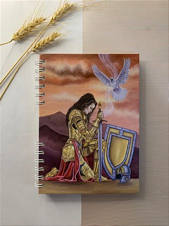 Caderno de Anotações- Capa guerreira