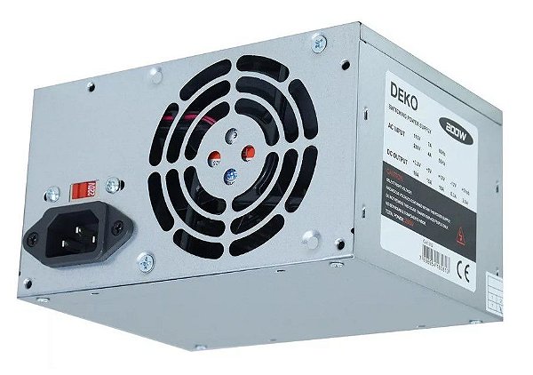 FONTE PC 200W PS3 20+4 LD302 S/CAIXA DEKO