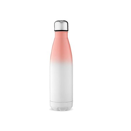 GARRAFA TERM BICOLOR LARANJA 500ML MOD COLA JKB