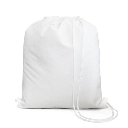 MOCHILA P/SUBLIMAR 35X40 C/CORDÃO BRANCO 35x40 OPL