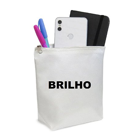 NECESSAIRE VERTICAL POLIÉSTER BR BRILHO 16x19 OPL