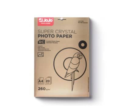 PAPEL FOTO VELUDO 260G RC A4 20FLS 1 PACOTE JOJO